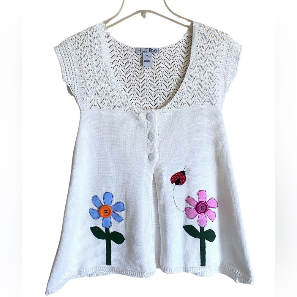 RXB Embroidered Knit Hand-sewn Sweater